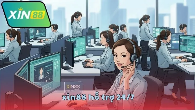 XIN88 hỗ trợ 24/7 nhanh chóng và chuyên nghiệp 3 Nhiều kênh hỗ trợ thuận tiện